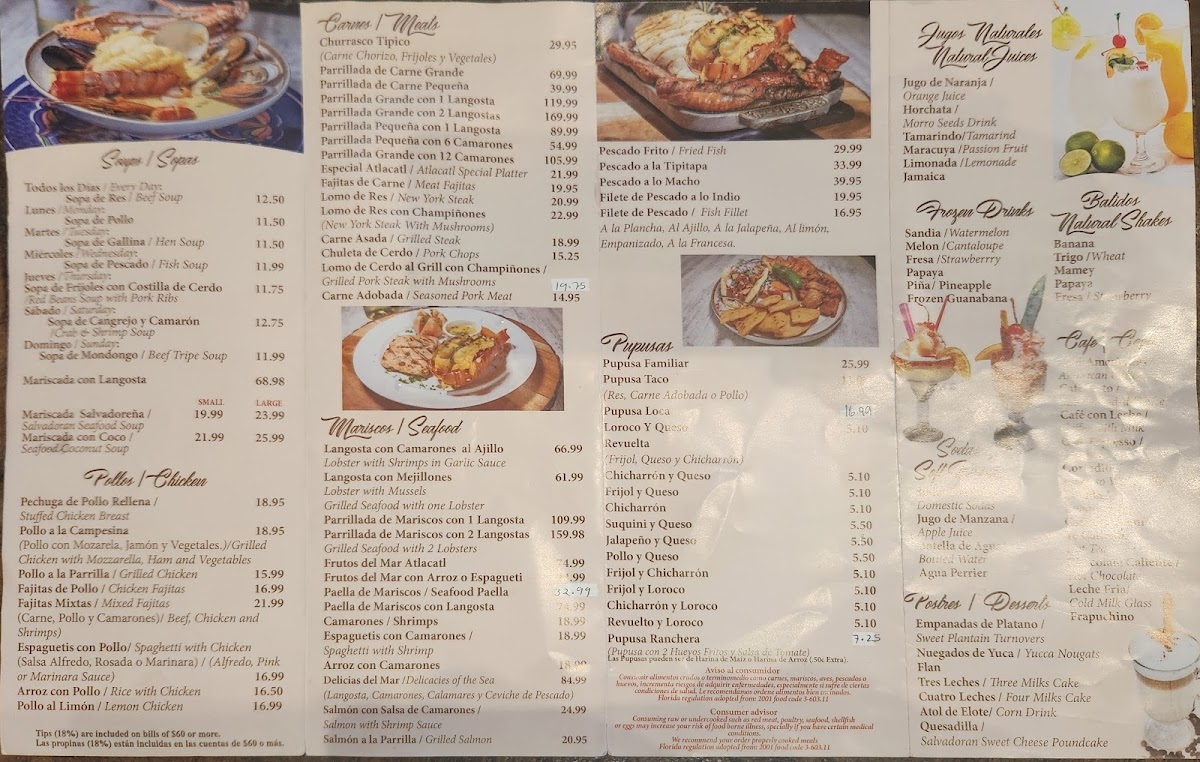 Menu El Atlacatl Restaurante-2